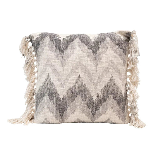 Stonewashed Chevron Pillow