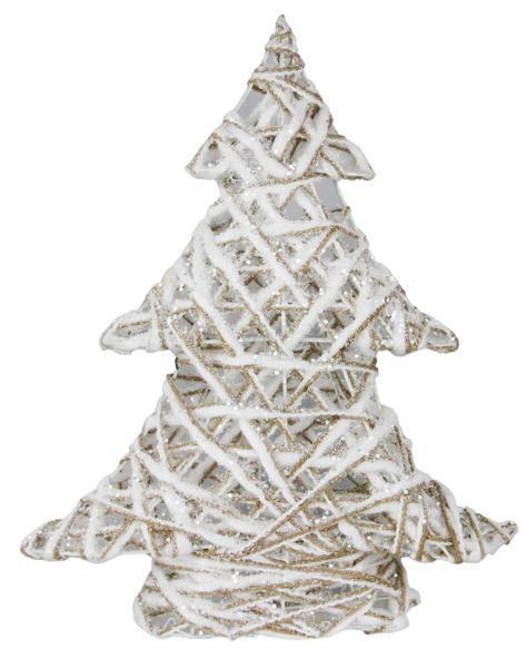 White Glitter Christmas Tree