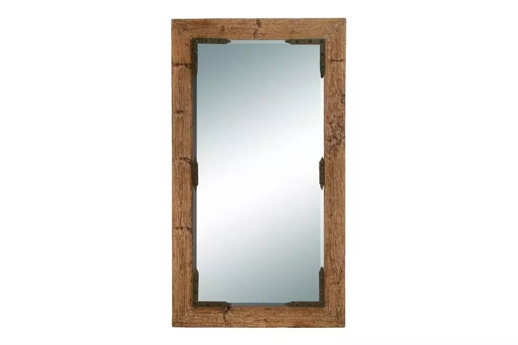 Wooden Rustic Wall Mirror