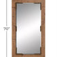 Wooden Rustic Wall Mirror