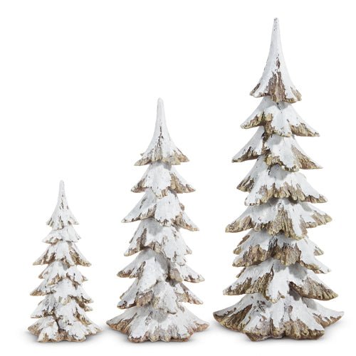 Wooden Snow Trees